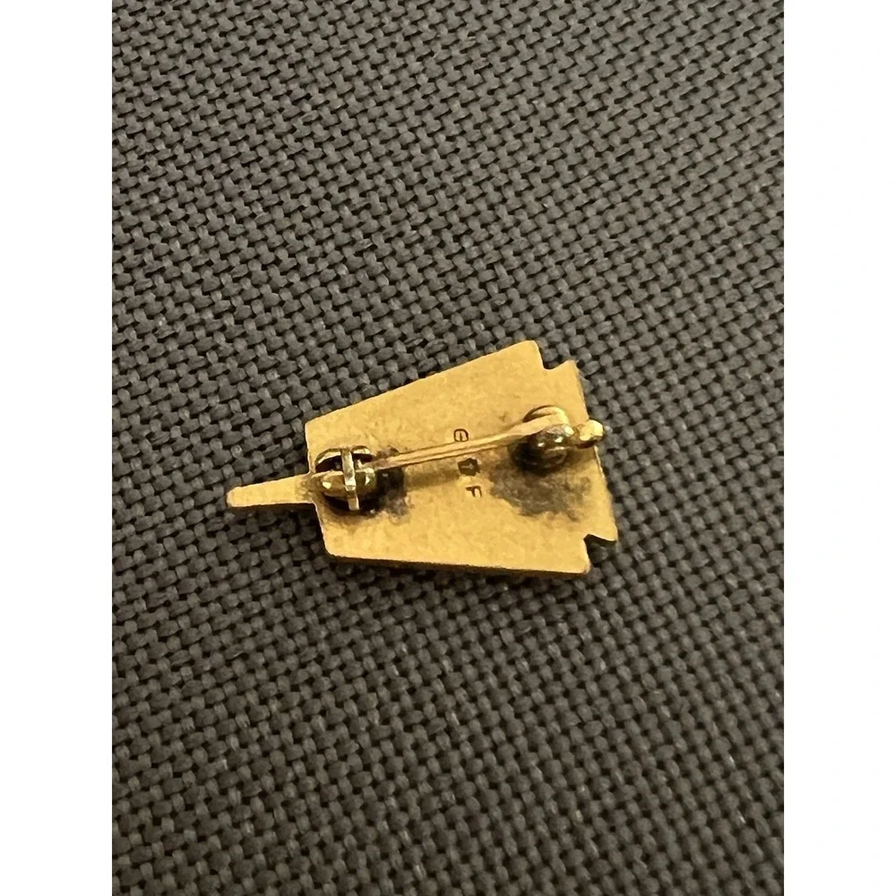 National Honor Society Lapel Pin Gold Filled Vtg Marked‎ T GF